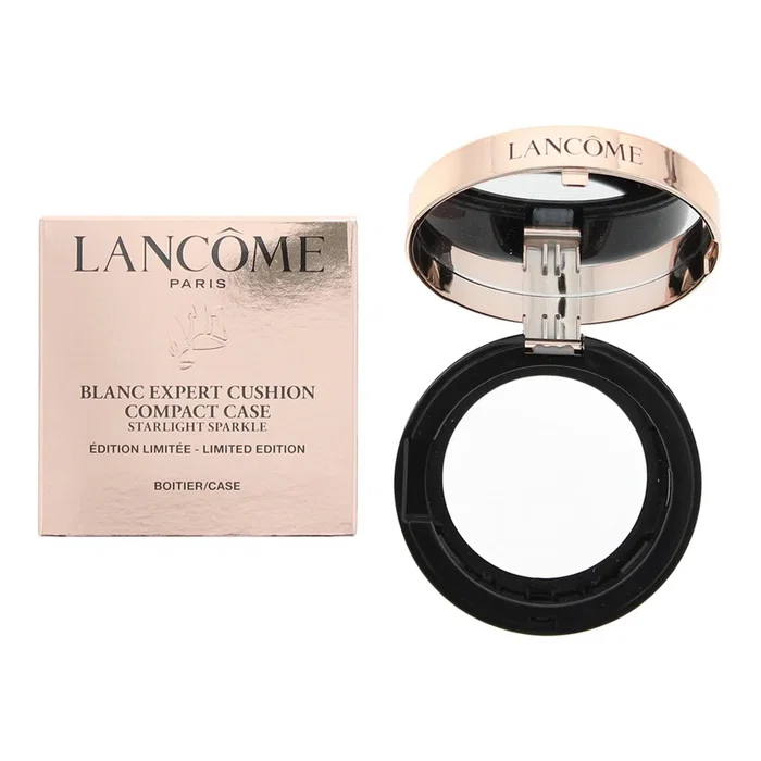 Lancome Blanc Starlight Sparkle Estuche compacto de plástico vacío Lancome Blanc Starlight Sparkle Estuche compacto de plástico vacío